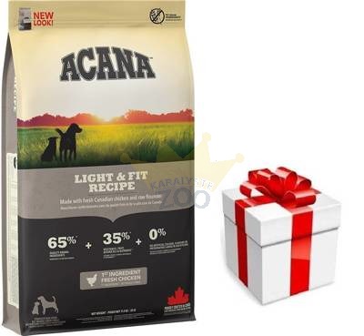 ACANA HERITAGE Light &amp; Fit Dog 11,4kg + STAIGMENA FOR DOGS