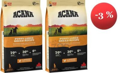 ACANA HERITAGE Puppy Large Breed 2x11,4kg
