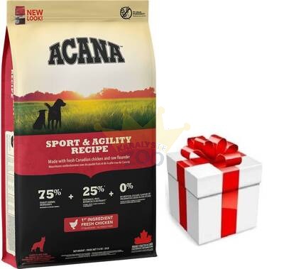 ACANA Sport &amp; Agility 11,4kg + STIGMENA KUTSE KOERALE