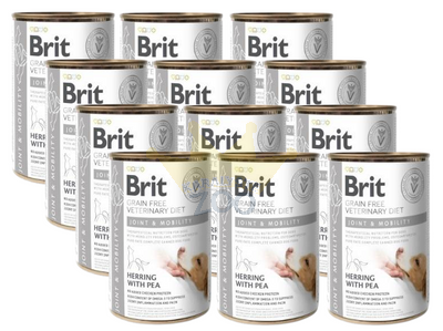BRIT GF Veterinary Diets Dog Joint &amp;Mobility 10x400g märja koeratoit