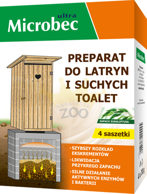 BROS - Mikrobec tualettide ja kuivkäimlate jaoks 4x30g