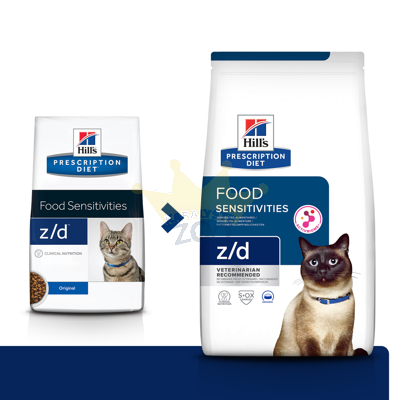 HILL'S PD Prescription Diet Feline z/d Food Sensitivities 3kg
