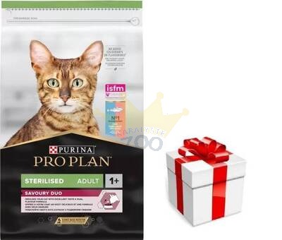 PURINA Pro Plan Cat Steriliseeritud tursk ja forell 10kg + STAGMENA KATEI