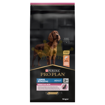 Purina Pro Plan Large Adult Athletic Optiderma, lõhe ja riis 14kg