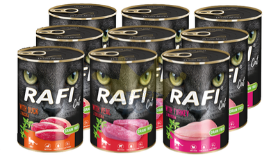 RAFI Cat Adult vasikalihaga 400g