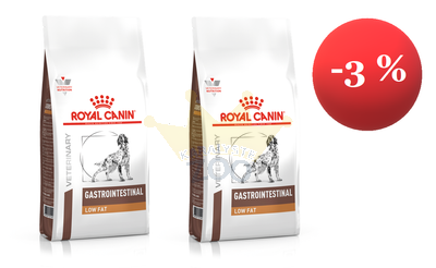 ROYAL CANIN Gastro Intestinal Low Fat LF22 2x12kg -3% soodushinnaga