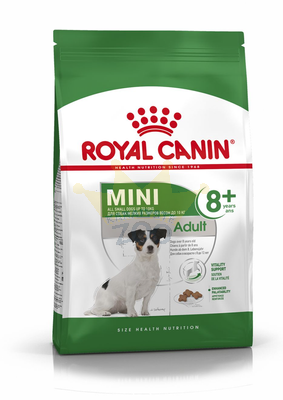 ROYAL CANIN Mini Adult 8+ 2 kg kuivtoit vanematele koertele vanuses 8-12 aastat, väikestele tõugudele