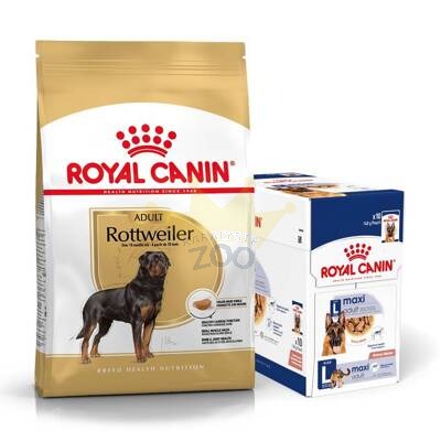 ROYAL CANIN Rottweiler Adult 12kg + märgtoit TASUTA!