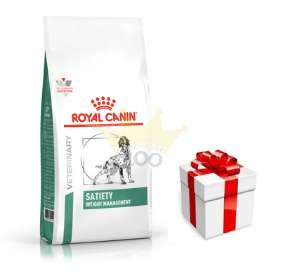 ROYAL CANIN Satiety Support Weight Management Sat 30 12kg + STAGMENA FOR DOGS