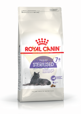 ROYAL CANIN Steriliseeritud +7 10kg kuivtoit täiskasvanud kassidele 7-12 aastat, steriliseeritud