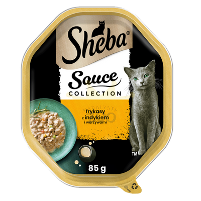 SHEBA® Sauce Speciale 85g kalkuni ja köögiviljadega - märgtoit kastmes