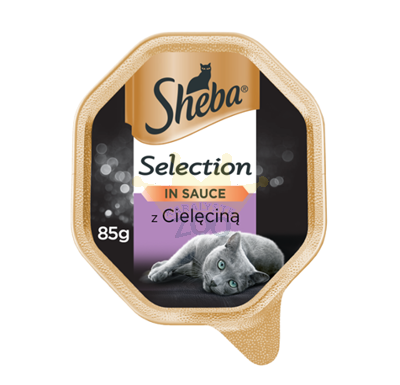 SHEBA® Selection 85g veiselihaga - märg kassitoit kastmes