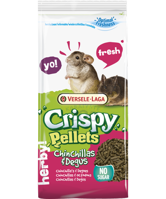 VERSELE-LAGA Crispy Pellets Chinchilla &amp; Degu 1kg - pelletid tšintšiljadele ja geriljadele