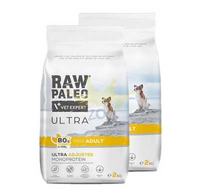 Vetexpert RAW PALEO ULTRA TURKEY ADULT MINI 2KG