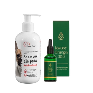 OVER ZOO šampoon lühikarvalistele koertele 250ml