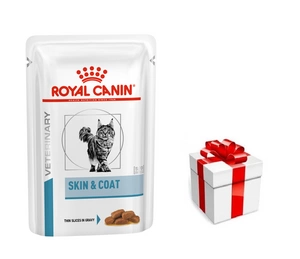 ROYAL CANIN Skin&amp;Coat Coat Formula 12x85g purk + STAIGMENA KATEI