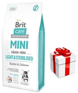 BRIT CARE Mini Grain-Free Light&Steriliseeritud 2kg + koeratoit