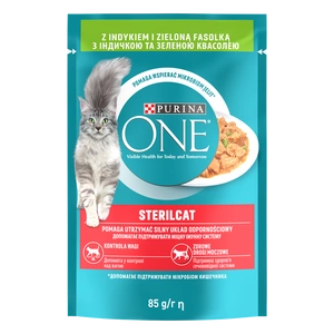Purina One Sterilcat kalkuni ja roheliste ubadega 85g