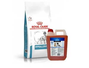 ROYAL CANIN Hypoallergenic DR21 14kg + LAB V lõheõli koertele ja kassidele 5000ml