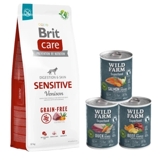 BRIT CARE teraviljavaba Sensitive Hirvkala 12kg