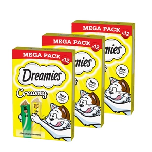 DREAMIES Kreemjas juustu ja kassimündiga 12x10g