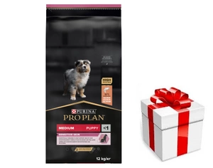 PRO PLAN Sensitive Skin Puppy toit lõhega 12kg + DOG STAMP