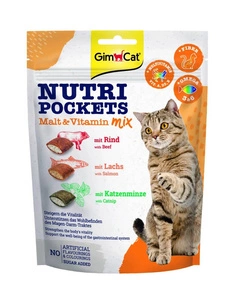 GIMCAT NUTRI POCKETS linnased ja vitamiinid 150g