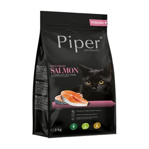 DOLINA NOTECI Piper Animals lõhega steriliseeritud kassidele 3kg