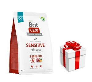 BRIT CARE Grain-Free Sensitive Venison 3kg + koeratoit BRIT CARE Grain-Free Sensitive Venison 3kg + koeratoit
