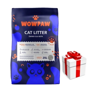 WOW PAW Bentoniitpuru - lõhnatu kassidele 25L