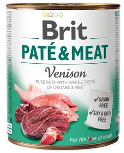 BRIT PATE &amp; MEAT VENISON 800g