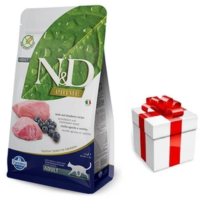 Farmina N&D Prime kassiloom LAMB & BLUEBERRY ADULT 5kg + STAIGMENA KATEI