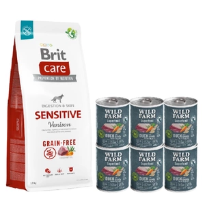 BRIT CARE teraviljavaba Sensitive Hirvkala 12kg