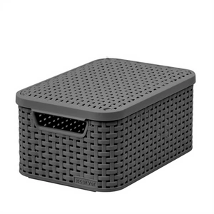 Curver kaanega kott Rattan Style S hall