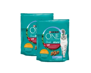 Purina One Dual Nature Spirulina täiskasvanud kassitoit kanaga 2x750g