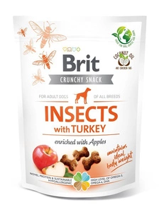 BRIT CARE Dog Crunchy Cracker Insects rikkalikult Türgi 200g