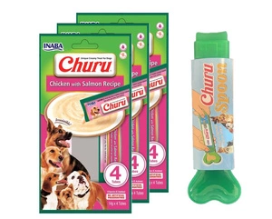 INABA Churu kana ja kammkarbi maitsega maiuspala kassidele 4x14g