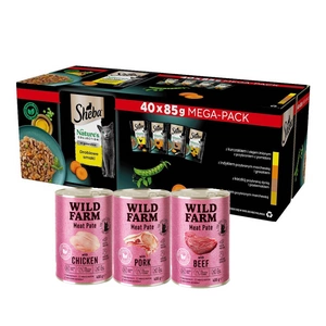 Sheba Nature's Collection Poultry Jelly Flavours - märja kassitoit 40x85g