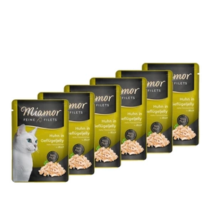 Miamor Feine Filets - niiske kassitoit kana linnuliha želees 100g