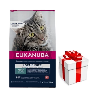 EUKANUBA Grain Free täiskasvanud lõhe 10kg