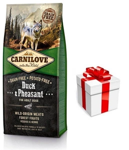 Carnilove Duck & Fasan täiskasvanutele 12kg + üllatus koerale