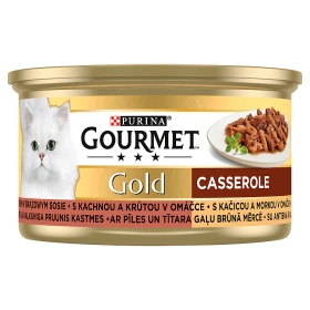 Purina Gourmet Gold part/kalkuniliha kastmes 85g