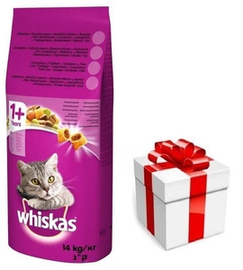 WHISKAS Adult 14kg - kuivtoit kassidele veiseliha ja köögiviljadega