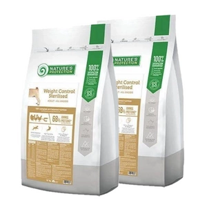 NATURES PROTECTION Weight Control Steriliseeritud kodulinnuliha krilliga täiskasvanutele kõikidele tõugudele 12kg