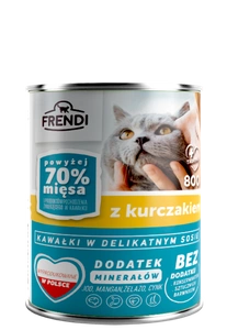 Frendi tükid delikaatses kastmes kanaga 800g kassidele