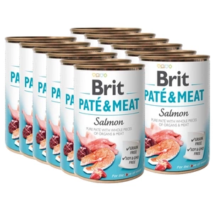 BRIT PATE & MEAT SALMON 400g