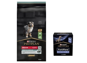 Purina Pro Plan Medium Puppy Sensitive Optidigest, lambaliha ja riis 12kg