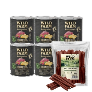 WILD FARM Monoprotein Wild Boar 800g hüpoallergeenne koeratoit