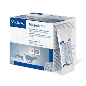 VIRBAC Megaderm 28x4 ml toidulisand koertele ja kassidele kuni 10kg nahaprobleemide korral
