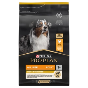 PRO PLAN Light Steriliseeritud Kõik Suurused Täiskasvanud kanarikas koeratoit 3kg